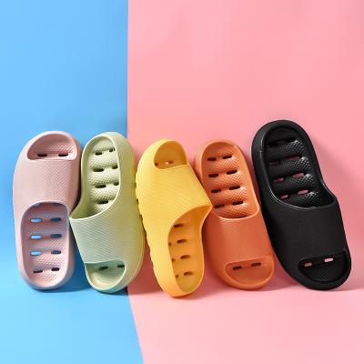 China CUSHIONING men's and women's bathroom sandals Eva slippers thick bottom bath home slippers and home indoor slippers for sale