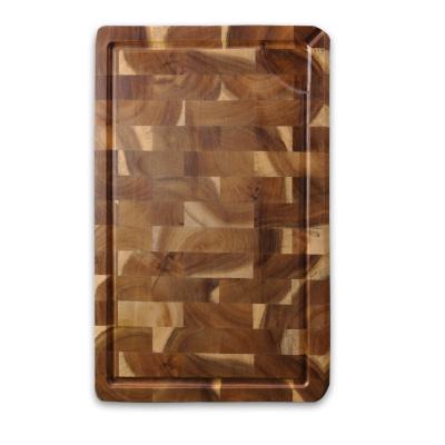 China Disposable Custom Design Square Kitchen Natural Organic Butcher Cooking Boards Walnut End Wood Grain Cutting Wood Cutting Board for sale