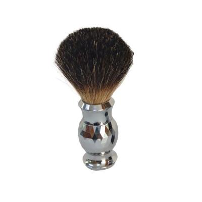 China Shaving Brush Professional Men's Shaving Brush With Glitter Metal Handle Badger Hair For Men Razors Face Cleaning Shaving Brush for sale