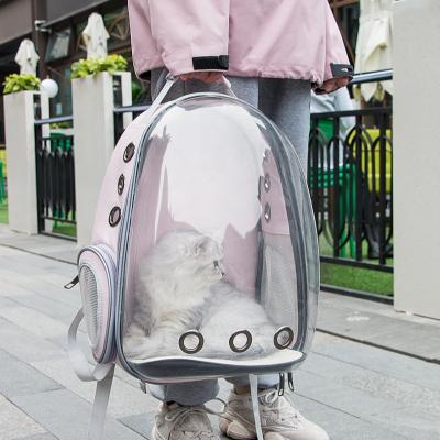 China Breathable Multi-Purpose Lightweight Portable Bubble Traveler Backpack Capsule Space Carrier Pet Bag for sale