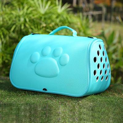 China Viable Cheap Price Outdoor Portable Pet Bags Foldable Carrying Shoulder EVA Dog Carrier Bag for sale