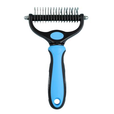 China Sustainable Best Quality Pet Hair Removal Products Automatic Self-cleaning Comb Pet Cleaning Comb for sale