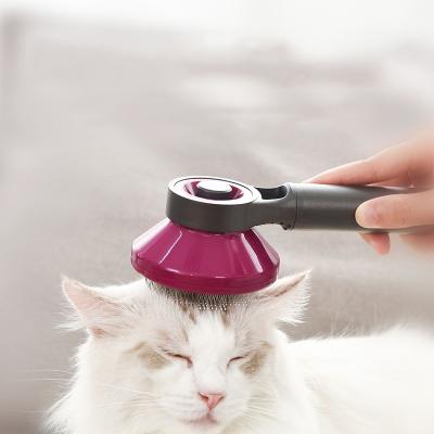 China Viable Pet Cat Hair Removal Comb Washable Pet Gift Box Three-Piece Set Massage Knot Openable Hair Removal Comb for sale