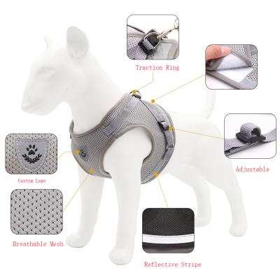 China Personalized Pet Supplies Dog Harness Set Leash Collar Adjustable Pet Supplies Dog Harness for sale