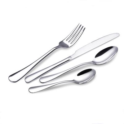 China Free Sample Viable Stocked Cutlery Set Bulk Purchase Silverware Flatware Suitcase Stainless Steel Flatware for sale