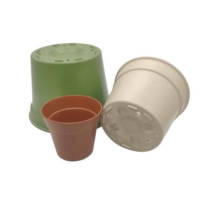 China Modern factory direct flower pots biodegradable indoor and outdoor home plant gardening flower pots of no plastic pot for sale