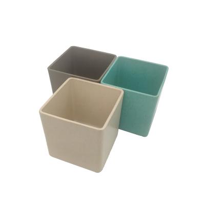 China Colorful Flower CLASSIC Bamboo Green Nordic Style Planter Pot Planter Potted Plant Garden Flower Pot Japanese Style for sale