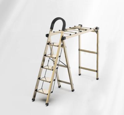 China Folding Ladders Handrail Household Folding Step Ladder 4-5 Step Ladder For Indoor Use for sale