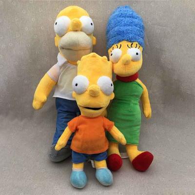 China Plush Simpsons Anime Characters Plush Toys Children's Toys Birthday Gifts PVC Action Number Collection Model Toys for sale