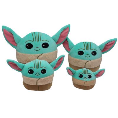 China Yoda Anime Cartoon Stuffed Toys Baby Figure Doll Kawaii Stuffed Plush Toys Fights Cute Toys Kids Gift for sale