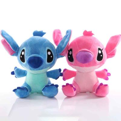 China Lilo Stitch Couple Models Cartoon Plush Toys Stuffed Dolls Anime Stitch Stuffed Toys Children Christmas Birthday Gift for sale