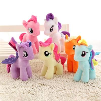 China Little Pony CPC 25cm My Cute Unicorn Girls Birthday Gift Stuffed Plush Toys Dolls Pony Princess Lunar Queen Chrysalis Little Horse for sale