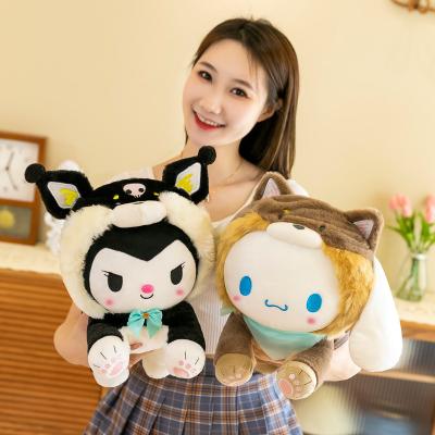 China New Kuromi Plush Toy Melody Play Dog Plush Toy Cartoon Doll Liar Cute Gift for sale