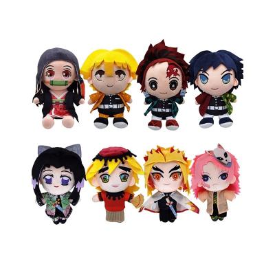 China Wholesale Hot Selling Colorful Cute Demon Slayer Japanese Anime Demon Slayer Plush Toys for sale