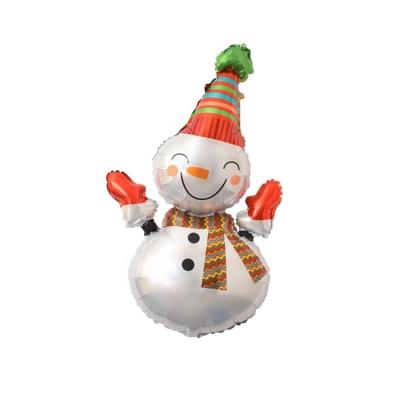 China Foil Snowman 4d Foil Balloon For Christmas Decoration Mini Balloons for sale