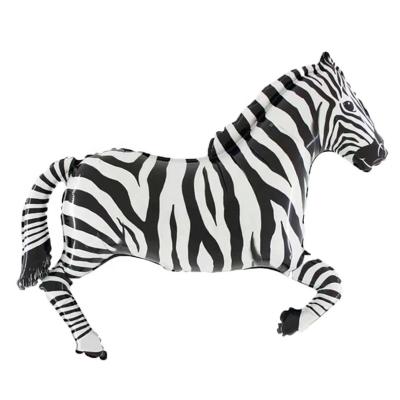 China Foil Party Supplies Decorations 41inch Animals Foil Balloons Horse Tiger Balloons For Forest Party Supplies for sale