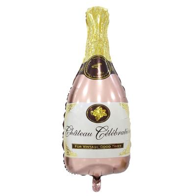 China Foil Whiskey Champagne Wine Bottle Foil Balloon Helium for sale