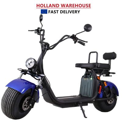 China China warehouse 2000w double seat adult electric mobility scooter unisex citycoco EEC approved for sale