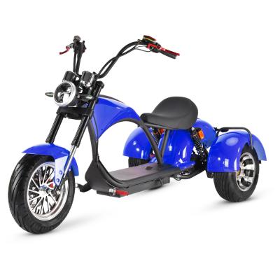 China New design battery charger fat tire unisex citycoco 3 wheel electric scooter 2000w cargo e-scooter for sale