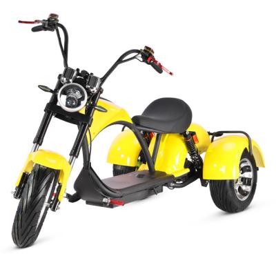 China Europe 3000 watt citycoco unisex e scooter 3 tire powerful big cargo wheeled electric scooter 150kg load for sale