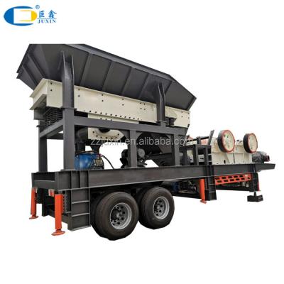 China 2020 new professional moving stone high efficiency jaw stone crushing factory with factory price for sale