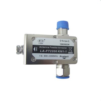 China 800-2200Mhz N Connector RF Lightning Arrester LA-FT2200 KN1-1 for sale