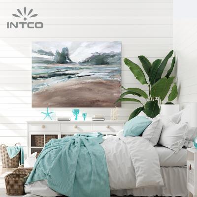 China New Home Decorative Handmade Wall Art Custom Canvas Printing Newcomer Classical/Postmodern Oil Painting Landscape from INTCO for sale