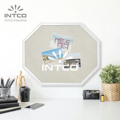 China INTCO Classic New Arrival Multi Function DIY Board Wall Decor Art Framed Pin Board Memo Canvas Board for sale