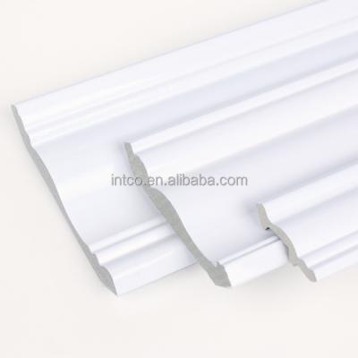 China 2015 Hot Selling PS INTCO Interior White Plastic Skirting Board for sale