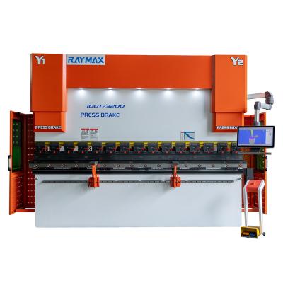 China Stainless Plate Sheet Metal Plate Bending Machine WF67K 160Ton 3200mm Hydraulic Press Bending Brake for sale