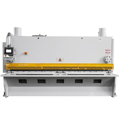 China Industrial Metal Cutting High Working Quality Electric Plate Guillotine Sheet Shear Machine With DELEM DAC360T for sale