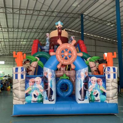 China Lightweight ; Easy Setup and Instant Inflation Inflatable Bouncer Inflatable Bounce Castle With Slide On Ground Happy Hop Bouncy Castle For Kid for sale