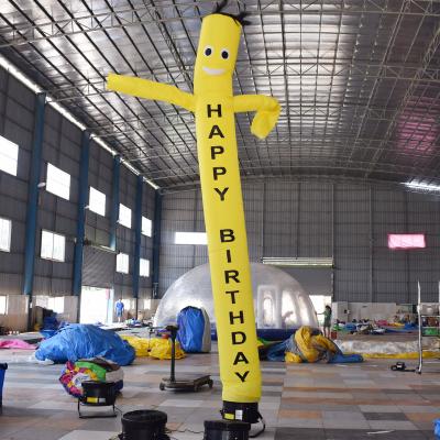 China Lightweight ; Instant Inflation Sky Air Dancer 6m Leg Leg Wave Man Easy Setup Large Inflatable Single Balloon Advertising Inflatables Air Duct Man For Store Opening for sale