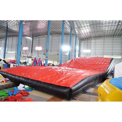 China Lightweight ; Easy Setup and Instant Inflation Freestyle Motocross Bike Inflatable Ramp Inflatable Stunt Bike Mountain Landing Bag Air Bag for sale