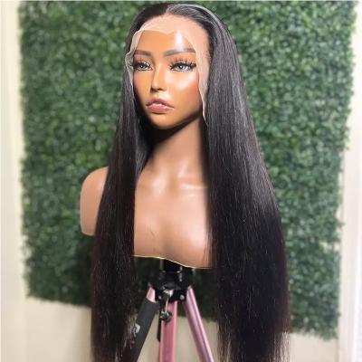 China Wholesale Lace Frontal Wig 180 Density 13x4 Brazilian Straight Remy Bondage Human Hair Full Lace Wig Flim Flim Hd Transparent Lace Wig for sale