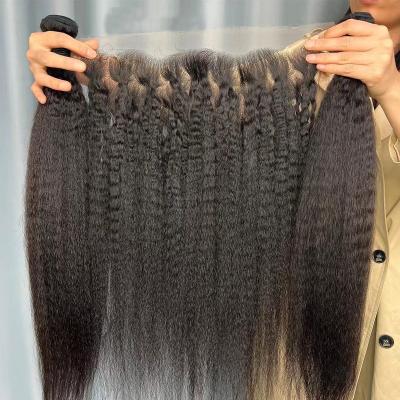 China Cuticle Aligned Hair Extension Raw Peruvian Hair 100% Kinky Curly Curly Yaki Curly Straight Hair For Color Women Hair Bundle Free Shipping for sale