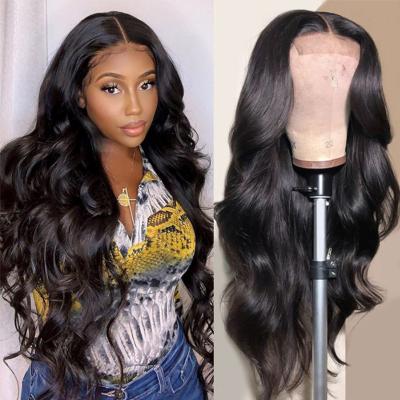 China Body Wave Body Wave Lace Front Human Hair Wigs Pre HD Plucked 13x4 Lace Frontal Wig With Baby Hair Glueless Brazilian Virgin Hair for sale