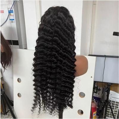 China Brazilian Body Wave Virgin Hair Full Lace Front Wig Vendor Human Hair Wigs Loose Deep Wave HD Lace Frontal Wig For Black Women for sale