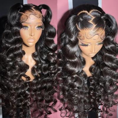 China Glueless Body Wave 12A Body Wave Lace Front Wigs Loose Deep Virgin Human Hair Wigs Brazilian Lace Front Wigs 13x4 Hair Wigs Wholesale for sale