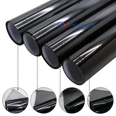 China 1.2mil Auto Window Film One Ply Dyed Film Color Not Fade 3 Years Warranty For Car Or House for sale