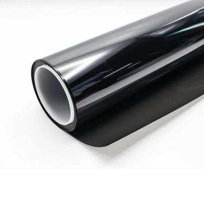 China Ultra HD VLT 5% Dark Black Nano 05 1.52 X 30m 2mil Thermal Insulation Film Car Window Film for sale