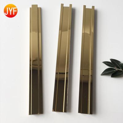 China Manufacturer ZZ0022 Modern Straight Ceramic Tile Trim Corner Edge Stainless Steel Edge Tile Trim for sale