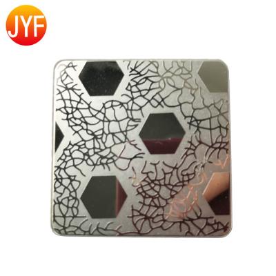 China ZB07 Custom Engineering Decoration Wall Panel Digital Printed 304 Stainless Steel Sheets for sale