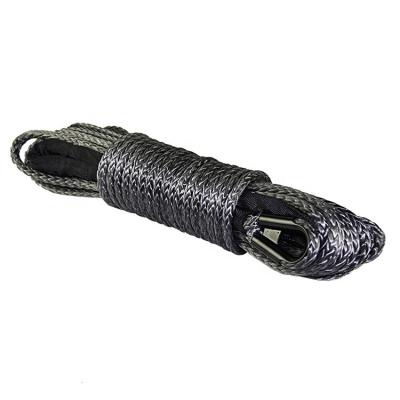 China Best Seller ATV / UTV Amazon Double Braided High Tensile Off-Road Synthetic Winch Rope 11 Mm 11.7 Ton Tension Winch Rope for sale