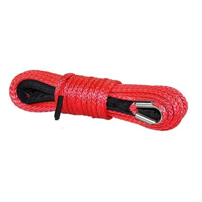 China 4x4 Offroad Premium Synthetic Winch Rope High Strength Double Braided 5 Mm 3 Ton Tension Winch Rope for sale