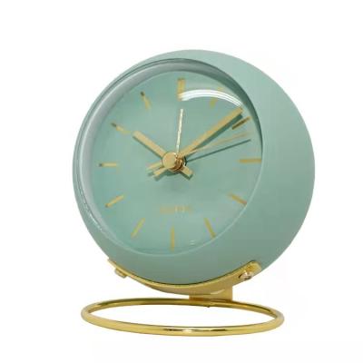 China Antique Bedside Cute Antlers Students Antlers Personality Alarm Clock Cartoon Style Desktop Candy Color Decorative Clock for sale