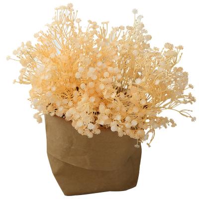 China Plastic wholesale small group of 5 misty gypsophila flower artificial flower wedding decoration plastic home bouquets for sale