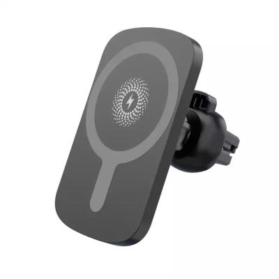 China New Arrival Mobile Phone Magsaf Car Magnetic Charger Phone Holder Wireless Magnet 2023 For Iphone 12 Magsafing 15W Fast Car Wireless Charger for sale