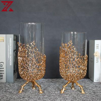 China Modern Nordic Home Decor Style Tabletop Glass Vases For Living Room Wedding Decoration Centerpiece for sale