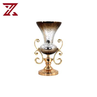 China Creative New Flower Vases Decoration Modern Creative Glass Vase Luxury Modern Living Room Decoration For Home Decor for sale